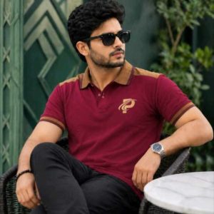 Premium Pique Cotton Polo Shirt (Maroon)